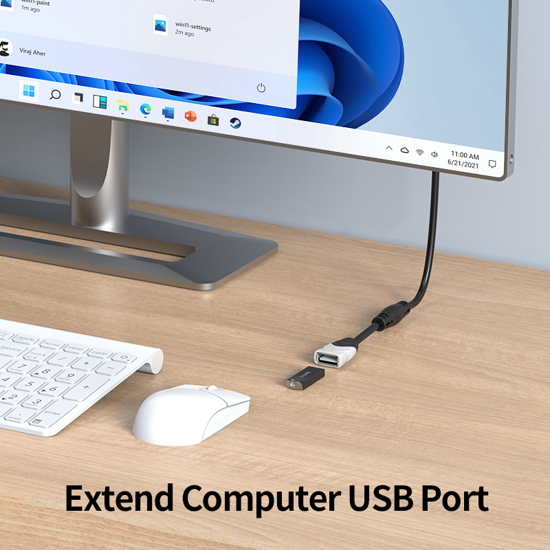 Black-i USB 2.0 Extension Cable