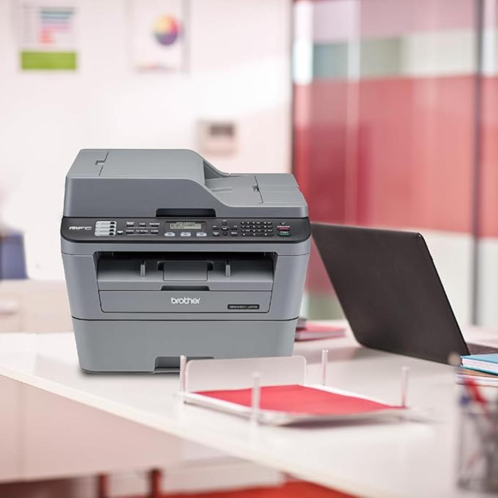 Brother MFC-L2701D Monochrome Laser Multifunction Printer with Auto Duplex Printing and USB Connectivity