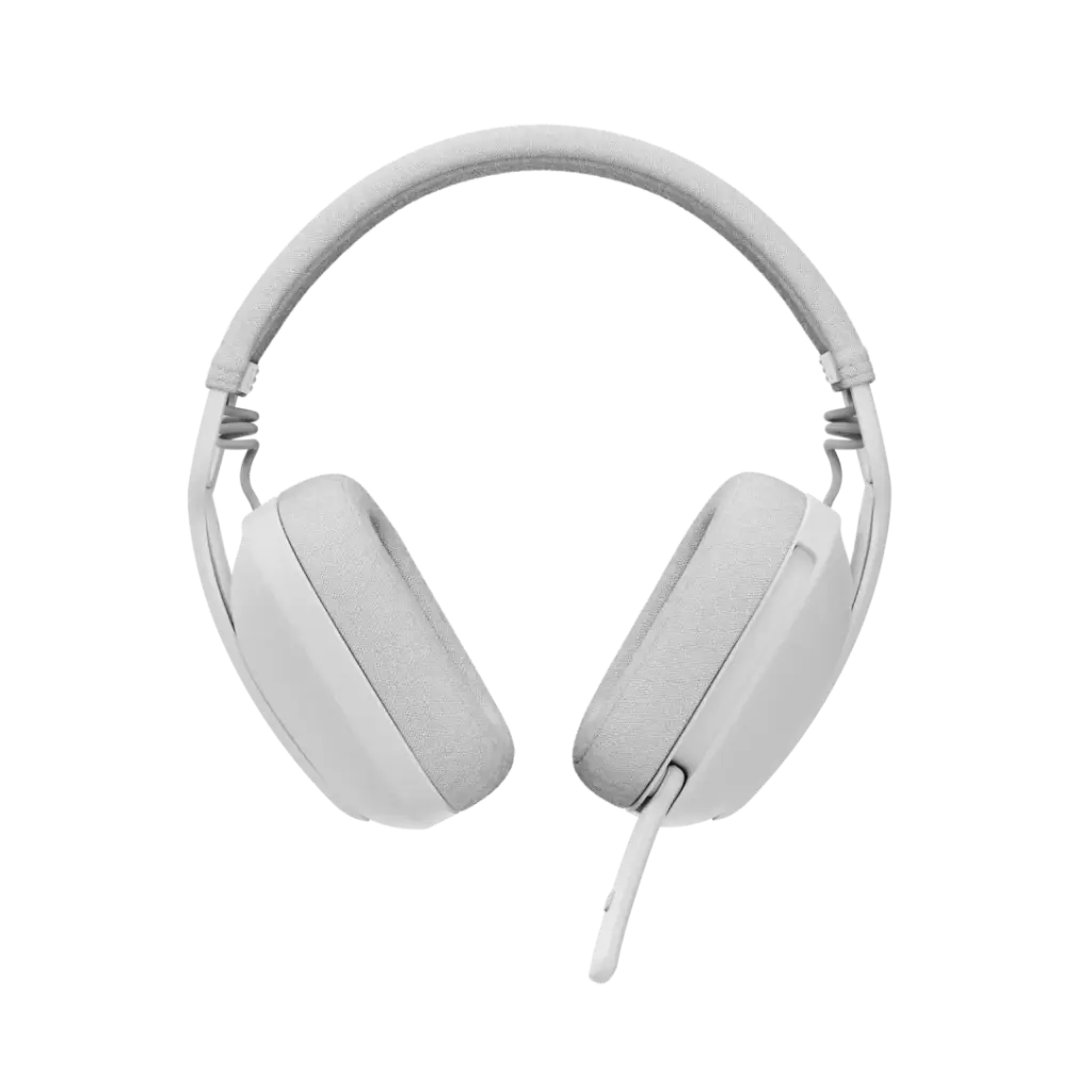 Logitech Zone Vibe 100 Lightweight Wireless Headphones with Noise-Cancelling - Off White
