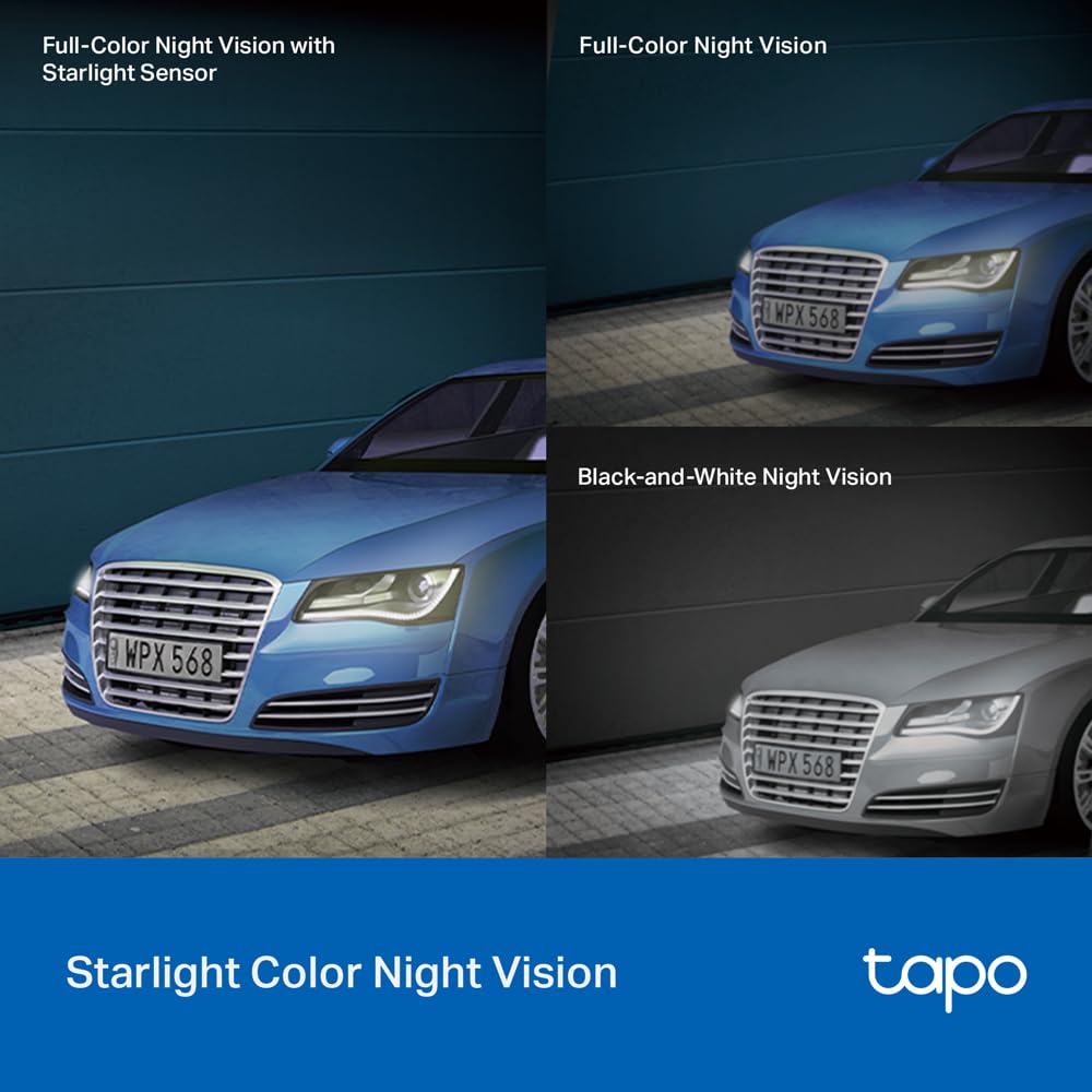 TP-Link TAPO C520WS 4MP 2K QHD Weatherproof Outdoor Security Smart Wi-Fi Camera - White