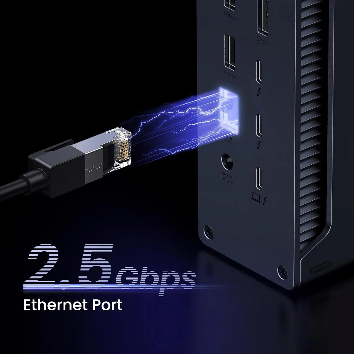 UGREEN Revodok Max 213 Thunderbolt 4 Dock 13-in-1 40Gbps Dual 4K 60Hz 8K 90W Charging 2.5GbE SD/TF MacBook Windows (25054)