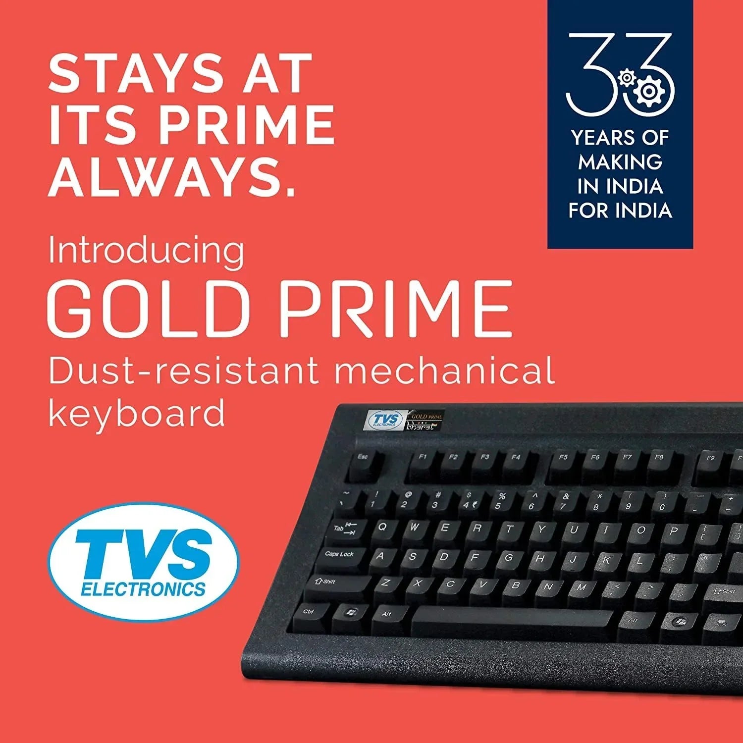 TVSE GOLD USB KEYBOARD BLACK