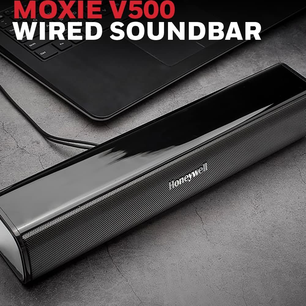 Honeywell Moxie V500 10W Portable USB Wired Soundbar