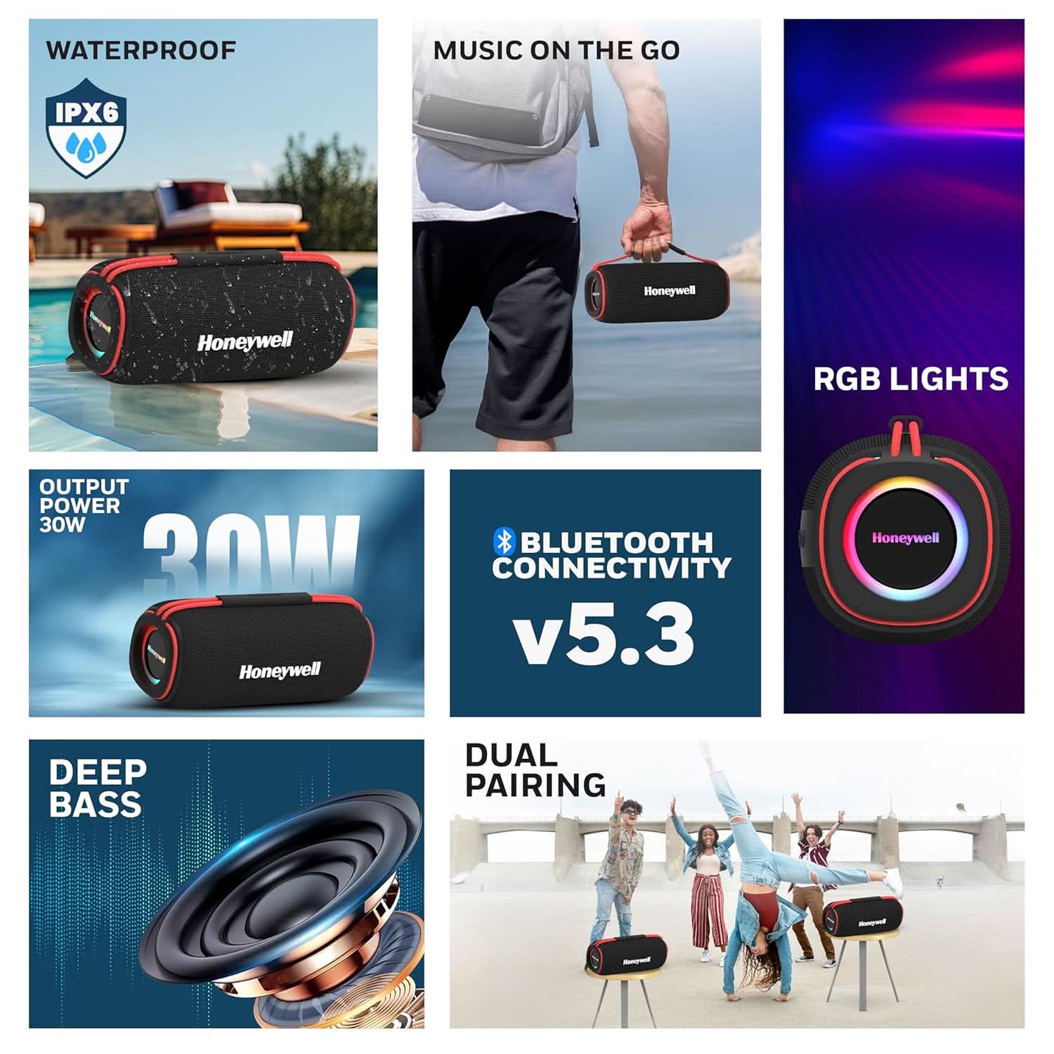 Honeywell Trueno U400 30W 5.3 Bluetooth Speaker