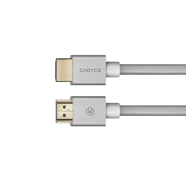 CADYCE HIGH SPEED 8K HDMI COTTON BRAIDED CABLE WITH ETHERNET (1.M) CA-8KHDC