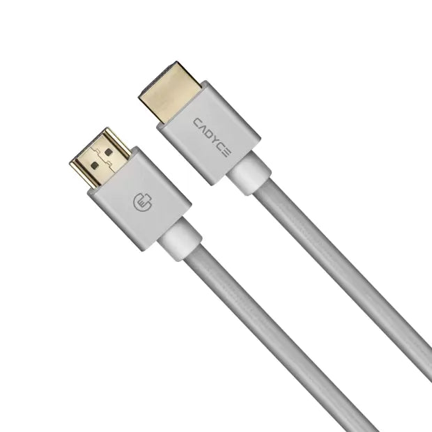 CADYCE HIGH SPEED 8K HDMI COTTON BRAIDED CABLE WITH ETHERNET (1.M) CA-8KHDC