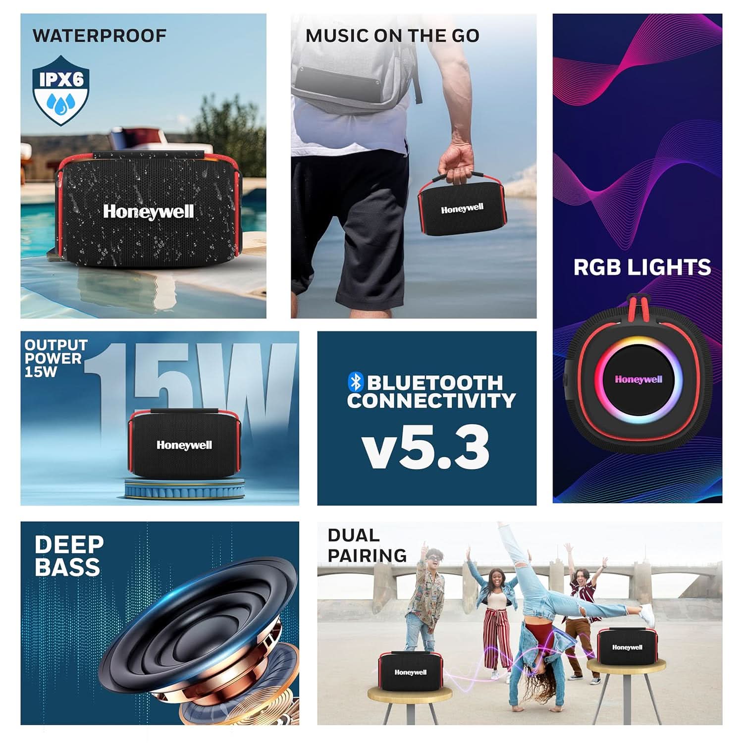 Honeywell Suono P400 15W 5.3 Bluetooth Speaker