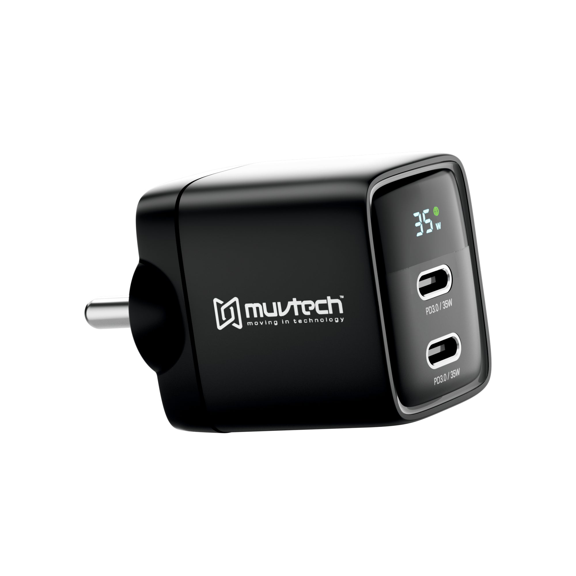 35W Dual Port Type-C Mobile Wall Charger – Fast Dual Charging for USB-C Devices