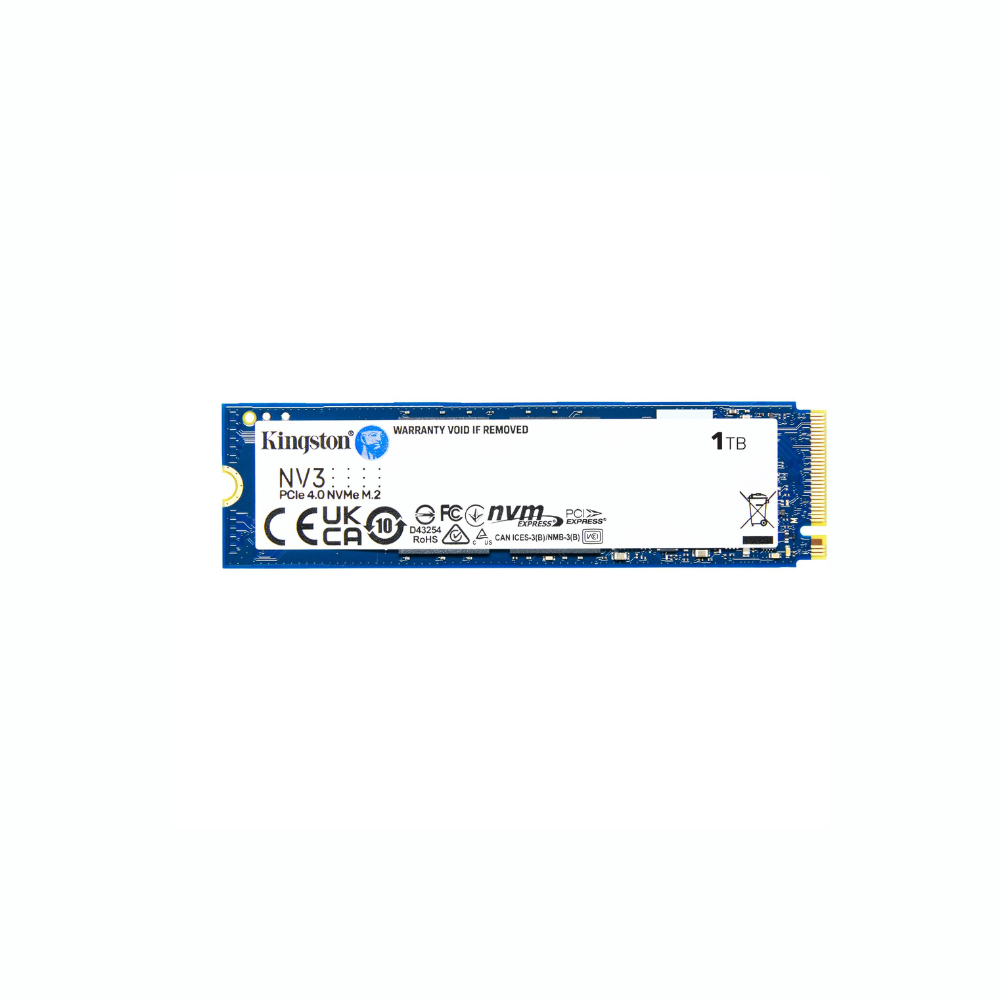 Kingston 1TB NV3 M.2 2280 NVMe SSD (SNV3S/1000G)