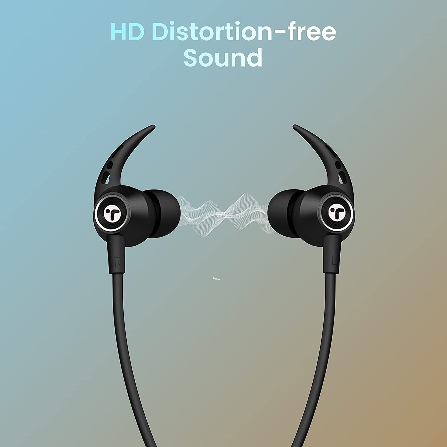 Toreto Alpha Lite Wireless Bluetooth Neckband Headset with upto 20Hrs Playtime