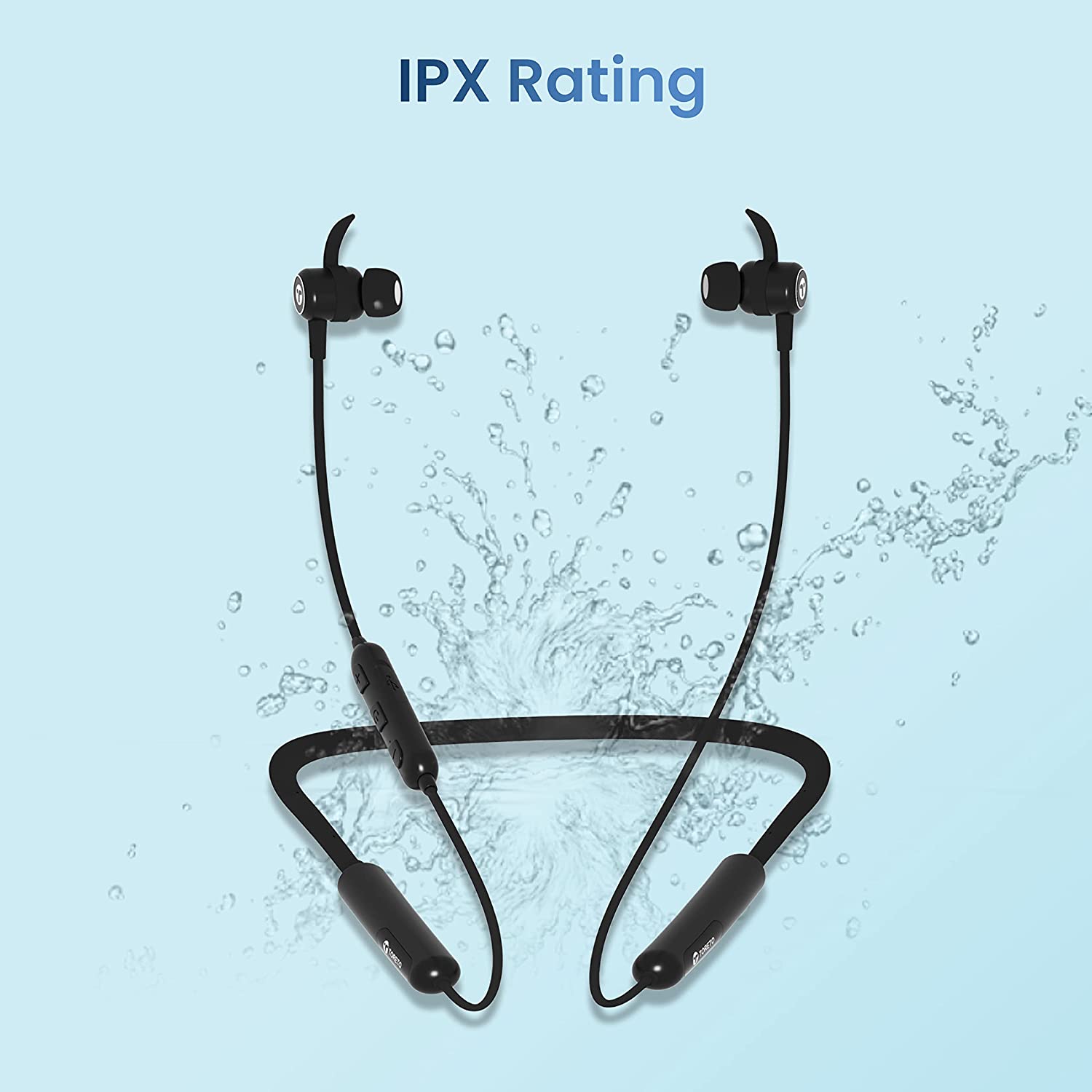 Toreto Alpha Pro  Wireless Bluetooth Neckband Headset with upto 90Hrs Playtime