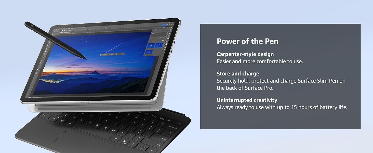 MicroSoft Surface Pro 12 Keyboard Black