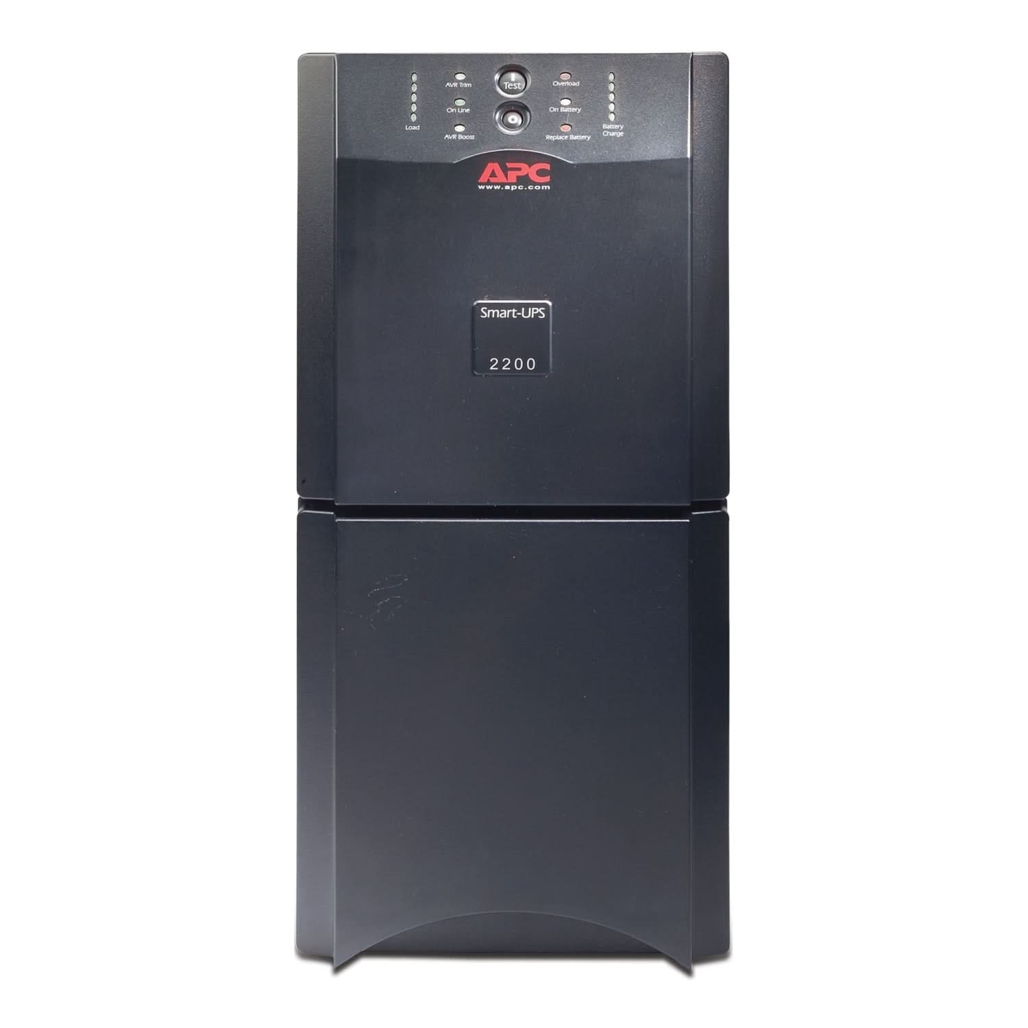 APC Smart-UPS SUA2200I-IND - 2200VA/ 1980W | 230V | 6 India 3-pin 6A Outlets | High-Capacity UPS for Enterprise Power Protection | Automatic Voltage Regulation | Visual LED and Audible Alarms | User Replacable Battery | Energy Efficient |