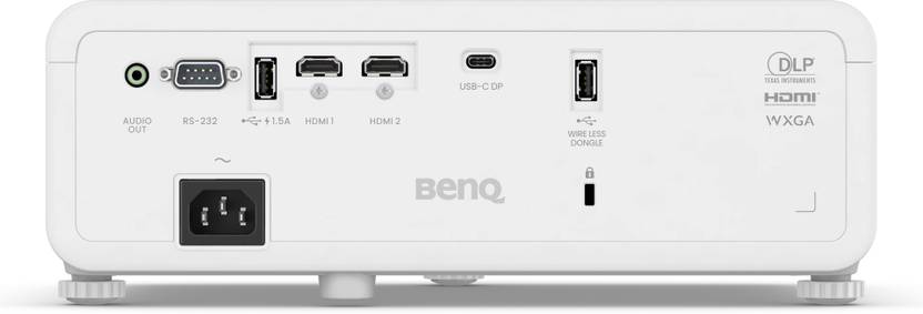 BENQ LW650 4000 ANSI LMS WXGA LASER MEETING ROOM PROJECTOR (4000 LM) PORTABLE PROJECTOR (WHITE)