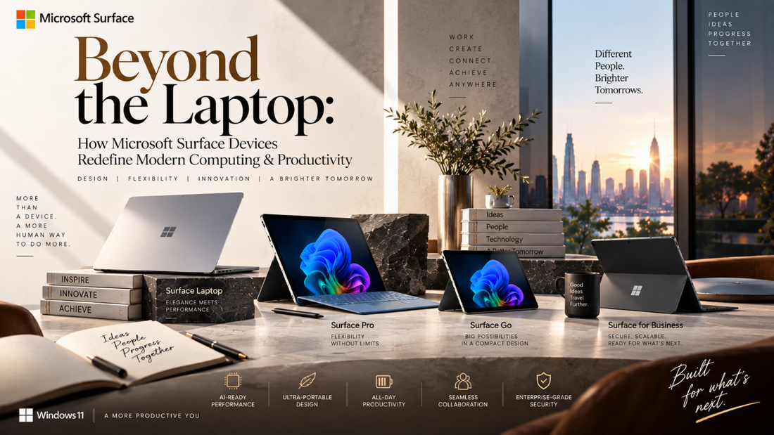 Microsoft Surface devices for modern computing and productivity