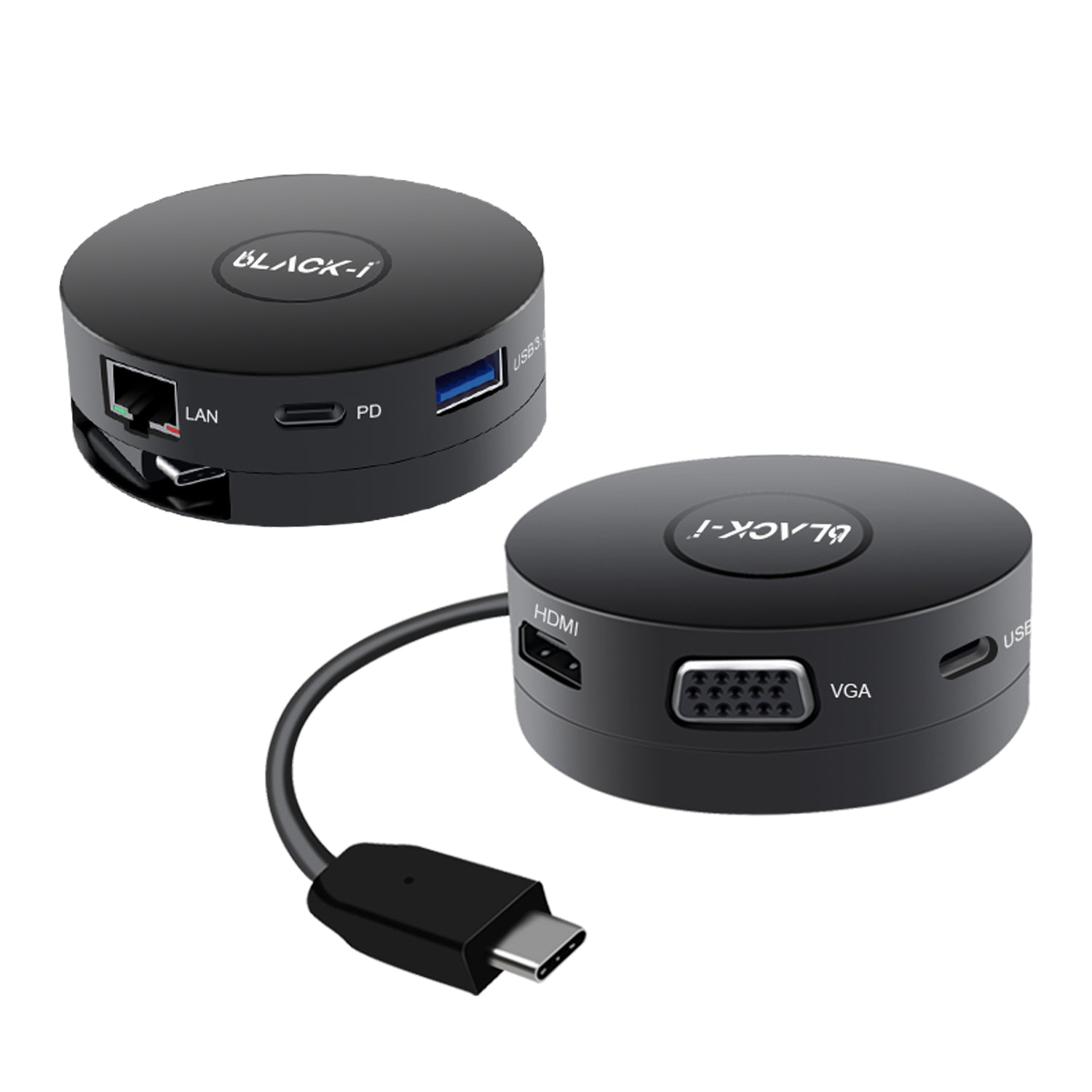 Black-i USB-C 5 in 1 Docking hub
