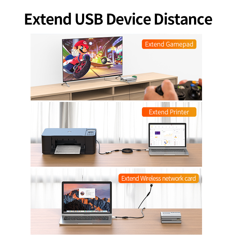 Black-i USB 2.0 Extension Cable