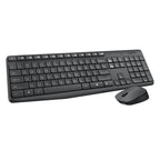 Logitech MK235 2.4GHz Wireless Keyboard and Mouse Combo - Black