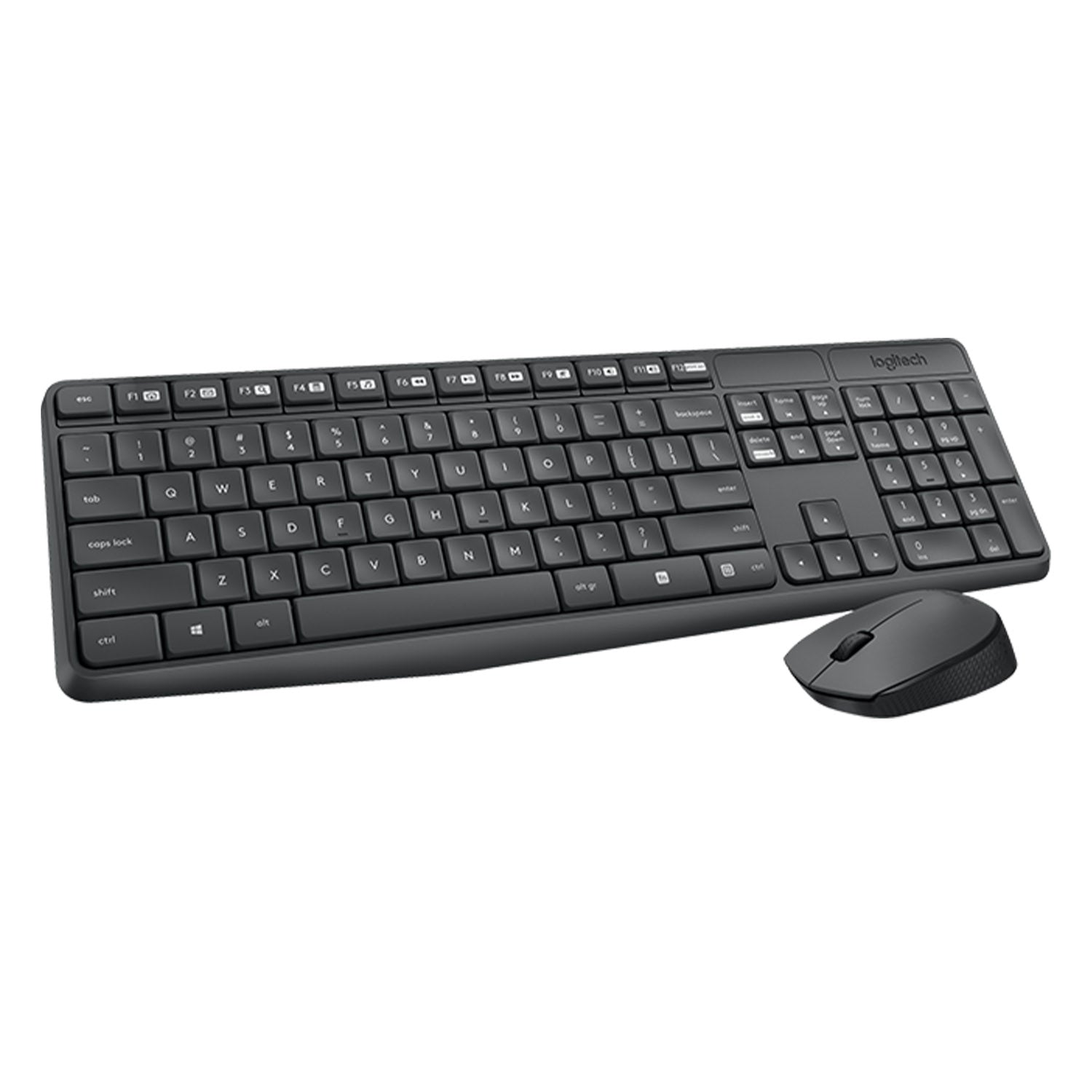 Logitech MK235 2.4GHz Wireless Keyboard and Mouse Combo - Black