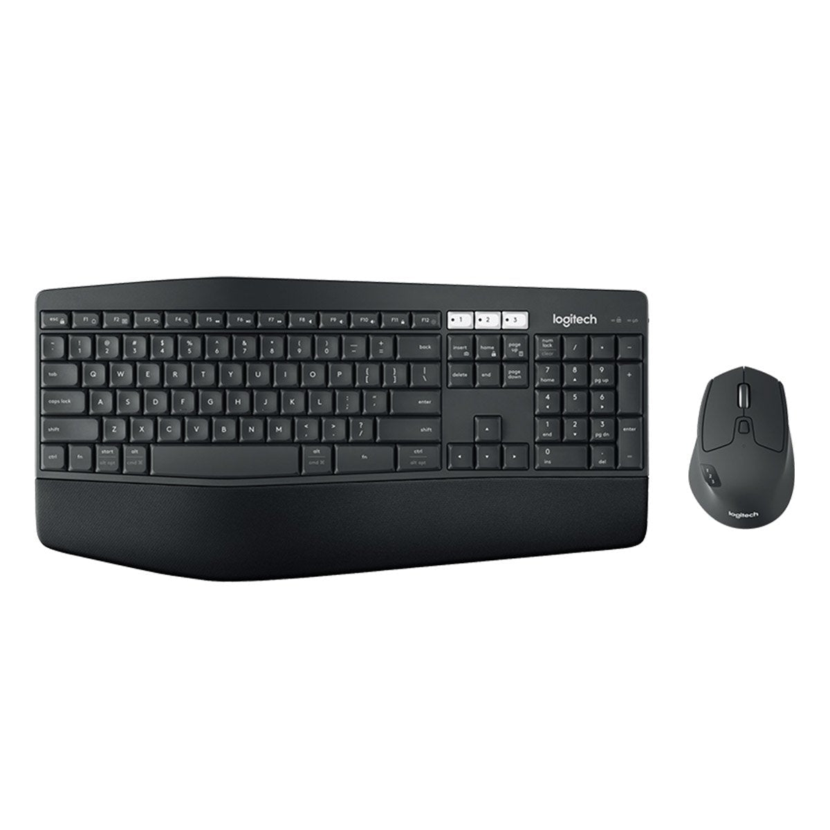 Logitech MK850 Multi Device Wireless Keyboard and Optical Mouse Combo - Black