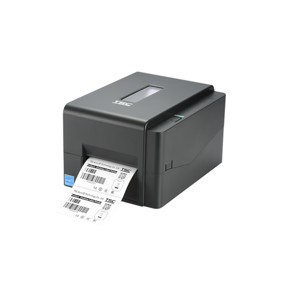 TSC TE 210 – Thermal Transfer Label Printer, 4", 203 dpi, 6ips, 64MB SDRAM, 128MB Flash, USB 2.0, RS232, Ethernet