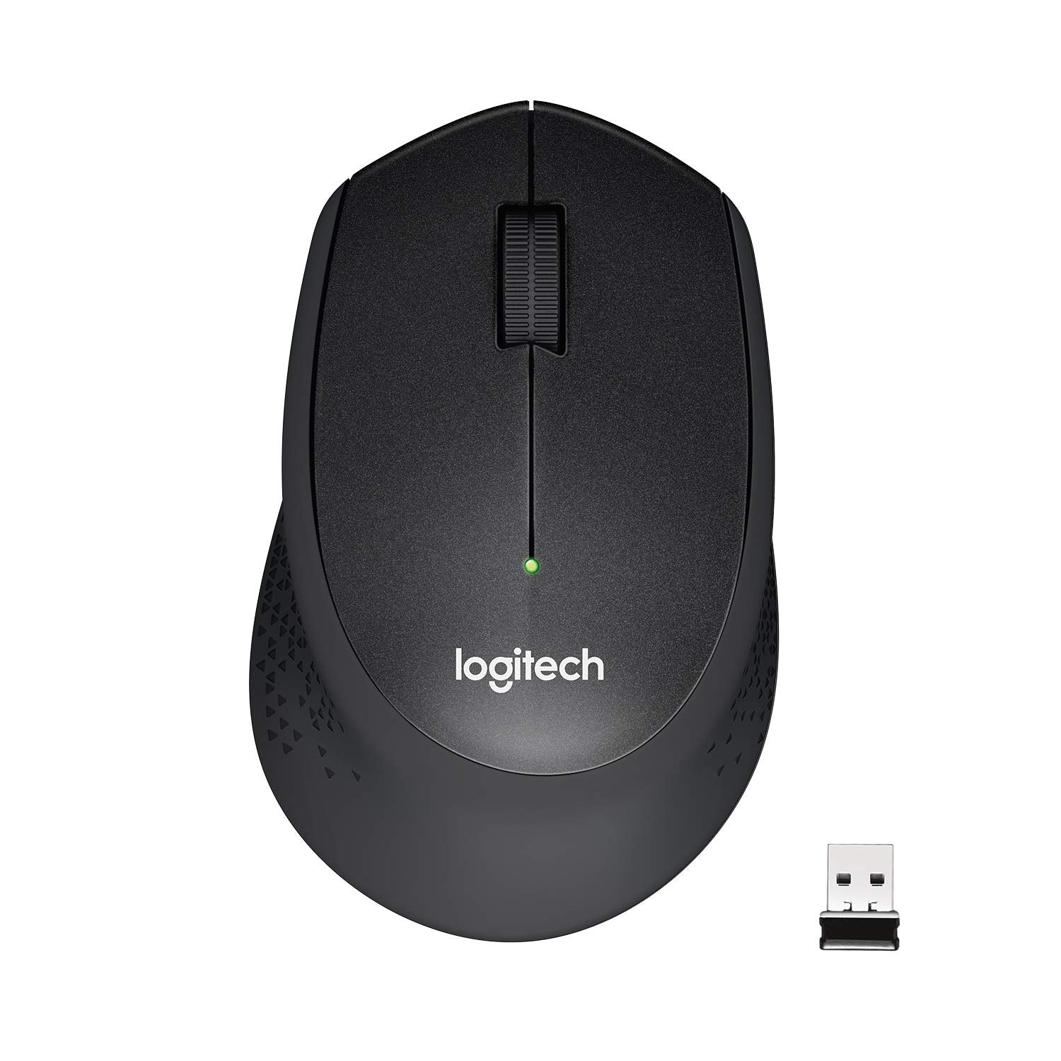 Logitech M331 Silent Plus 1000DPI 2.4GHz Optical Wireless Mouse - Black