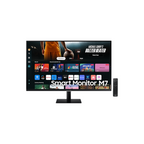 Samsung LS27DM501EWXXL (M5) – 27" FHD VA Smart Monitor, White, HDMI/USB, HDR10, WiFi & BT, Dex & AirPlay, Speakers, 3 Year Warranty