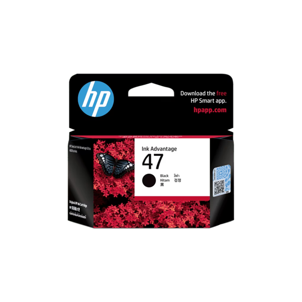 HP 47 6ZD21AA – Black Ink Advantage Cartridge, 1300 Pages