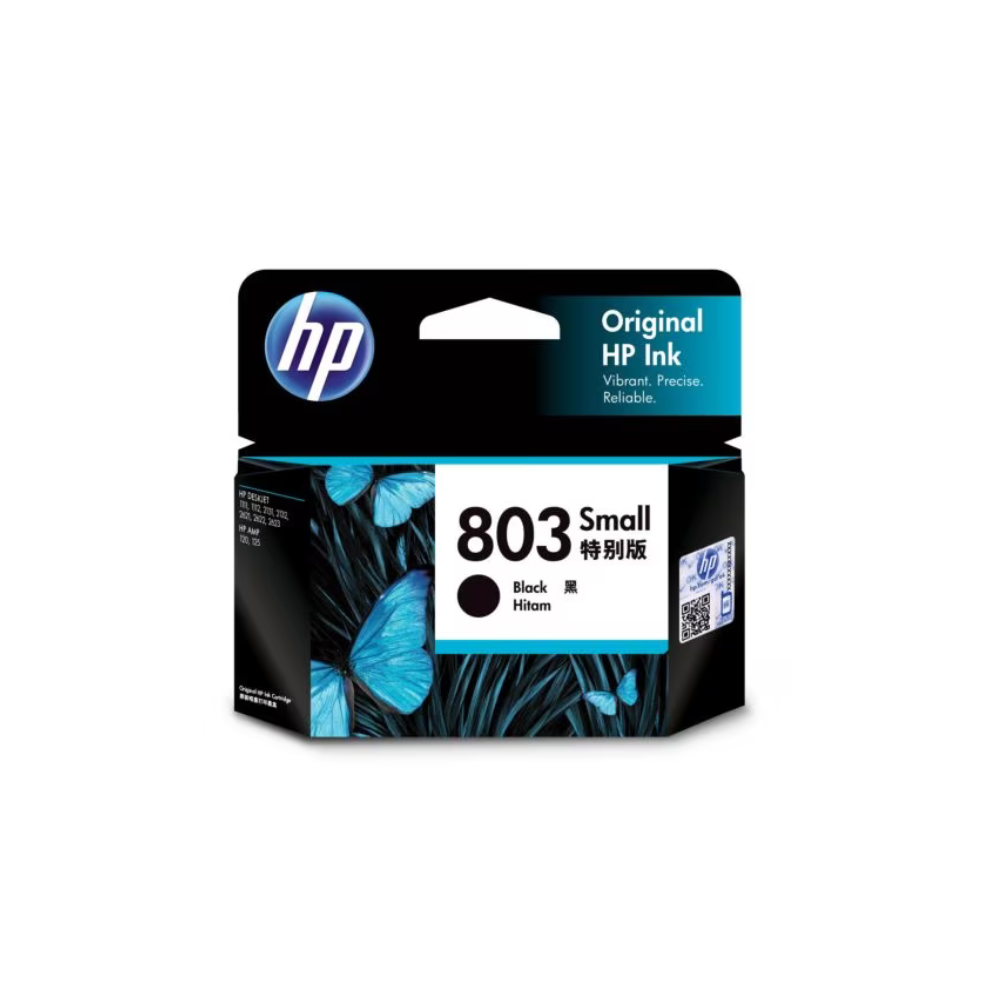 HP Ink 803 Small Black Cartridge F6V23AA