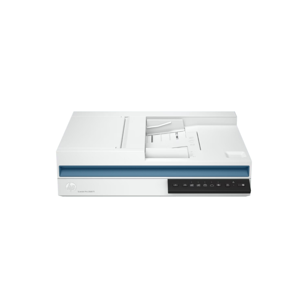 HP ScanJet Pro 2600 f1 (20G05A) – Flatbed Document Scanner, 25 PPM / 50 IPM, Duplex, 60-Sheet ADF, 1,500 Pages Daily Duty Cycle, 1 Year Warranty