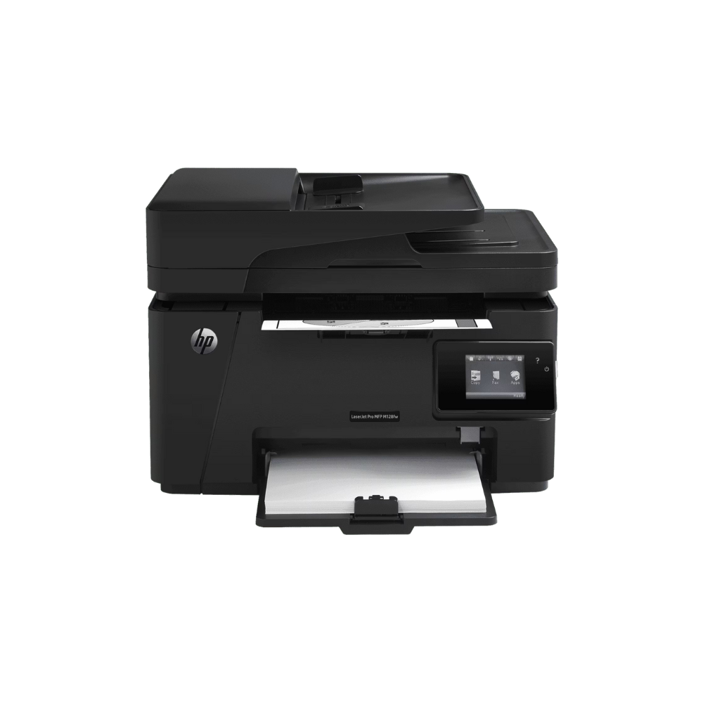 HP LaserJet Pro MFP M128fw (CZ186A) – All-in-One Monochrome Laser Printer with Fax, Wireless, ADF, Network, Legal Size Support, 3 Year Warranty