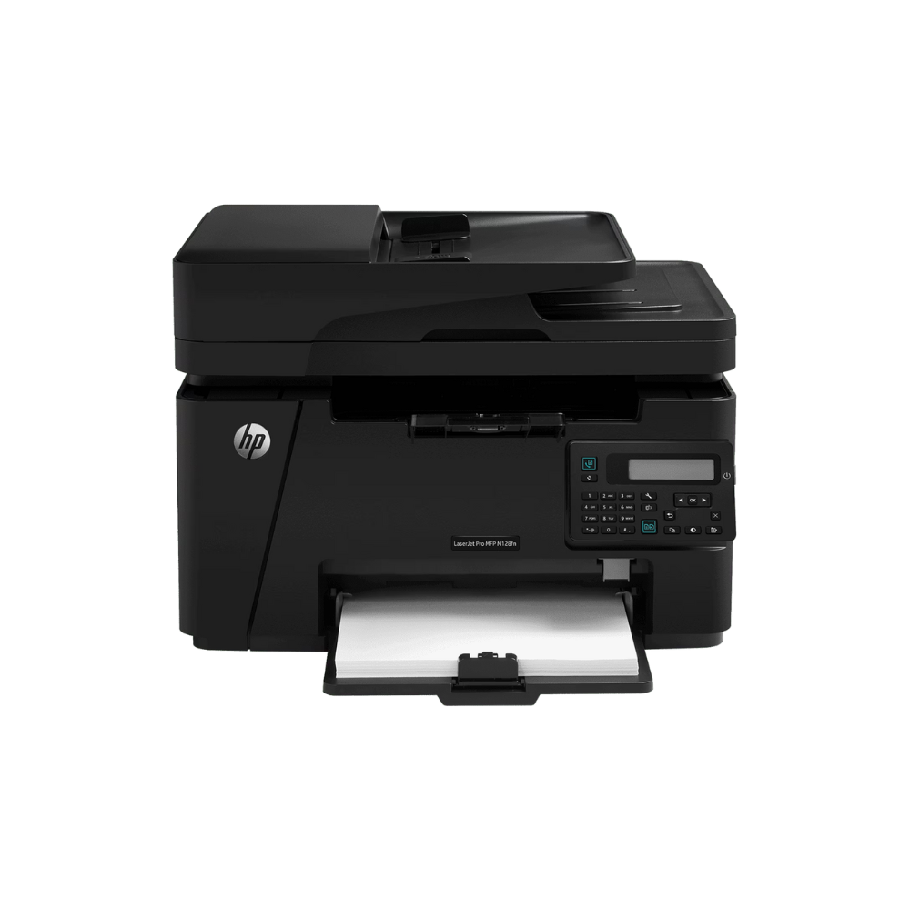 HP LaserJet Pro MFP M128fn (CZ184A) – All-in-One Monochrome Laser Printer with Fax, Network, ADF, Legal Size Support, 3 Year Warranty