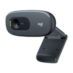 Logitech C270 720p HD Webcam with Built-in Noise Reducing Mic