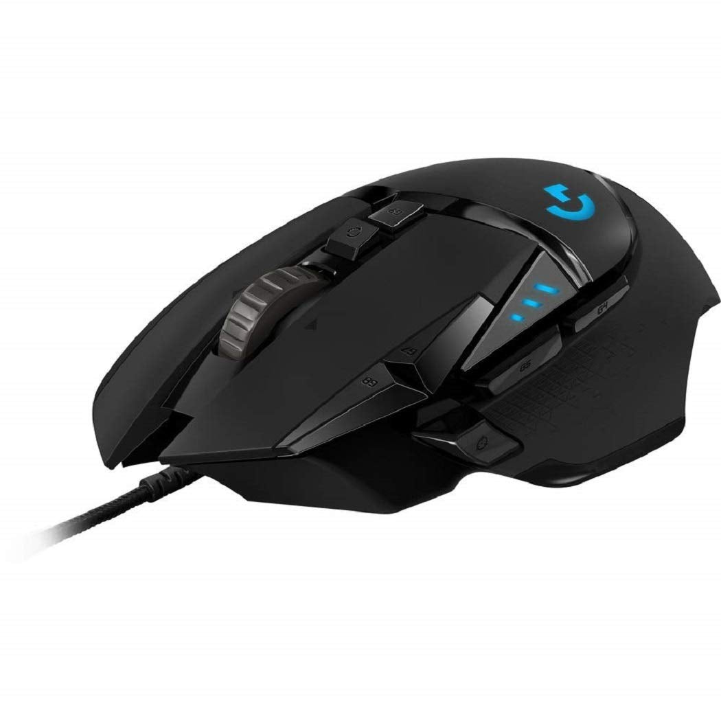 Logitech G502 Hero Wired 25K Sensor Gaming Mouse with Adjustable DPI Up to 25600 On-Board Memory and 11 Programmable Buttons