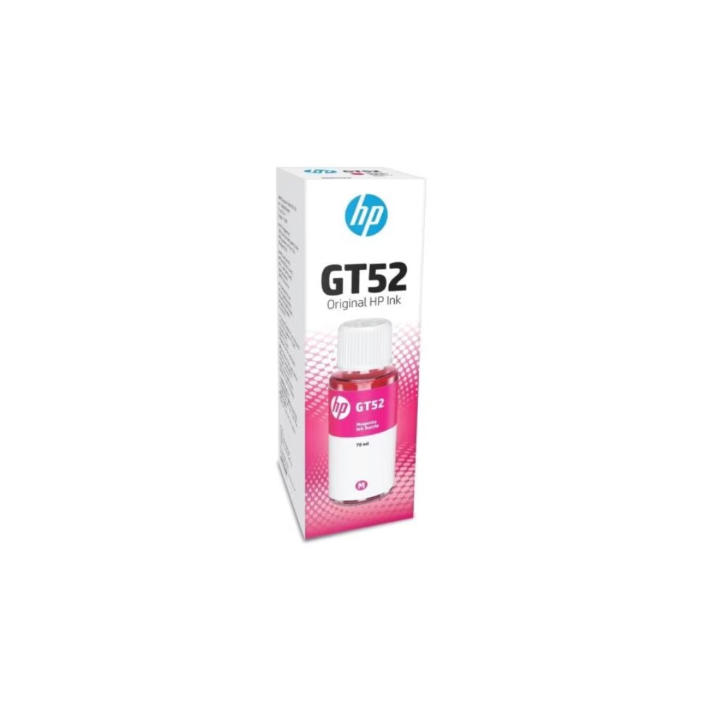HP GT52 70ml Magenta Original Ink Bottle (M0H55AA) – For HP GT & DeskJet Printers, 8000 Pages