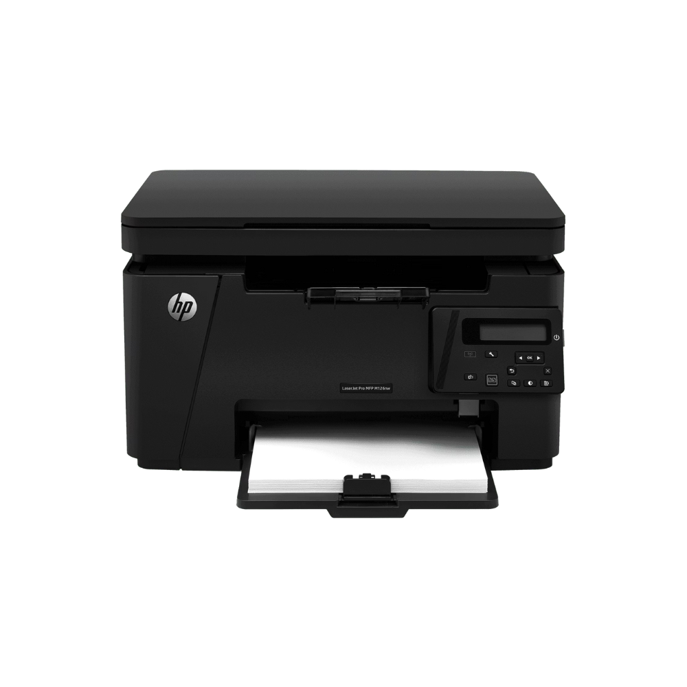 HP LaserJet Pro MFP M126nw (CZ175A) – All-in-One Monochrome Laser Printer, Print/Scan/Copy, Network & Wireless, 88A Toner, 1 Year Warranty