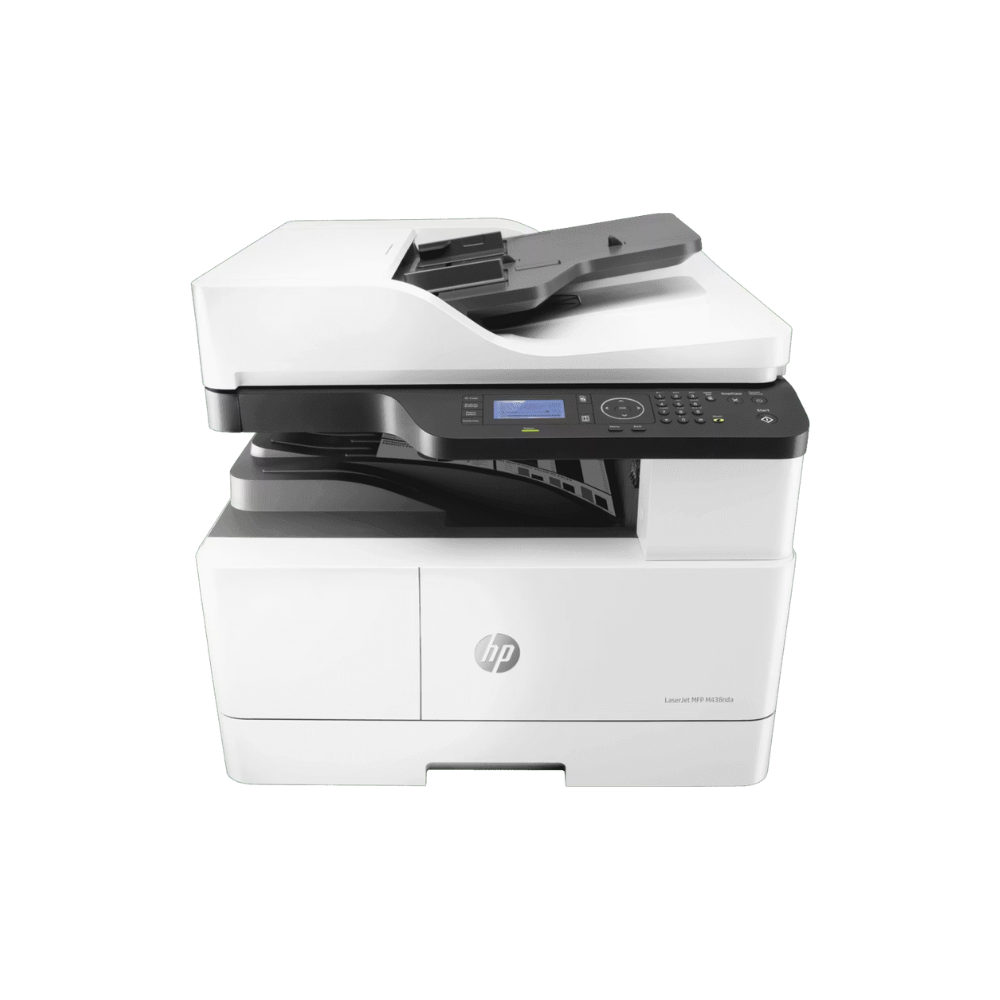 HP Laser MFP M438nda (8AF45A) – A3 Monochrome Copier All-in-One Printer with Network, Duplex & ADF, 1 Year Warranty