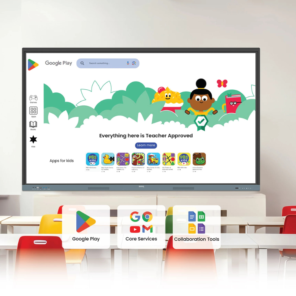 Benq 75" Interactive Flat Panel RE7504N Blk