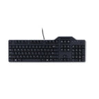 Dell KB813 Smartcard USB Wired Spill Resistance Keyboard with Palm Rest (International English) - Black