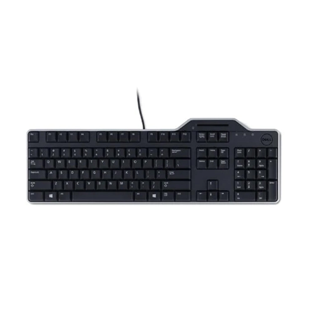 Dell KB813 Smartcard USB Wired Spill Resistance Keyboard with Palm Rest (International English) - Black