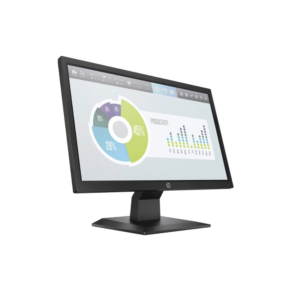 HP V20 (1H849A6) – 19.5" HD+, VA Panel, VGA/HDMI, 1600x900, Tilt -5° to +25°, 3 Years Warranty