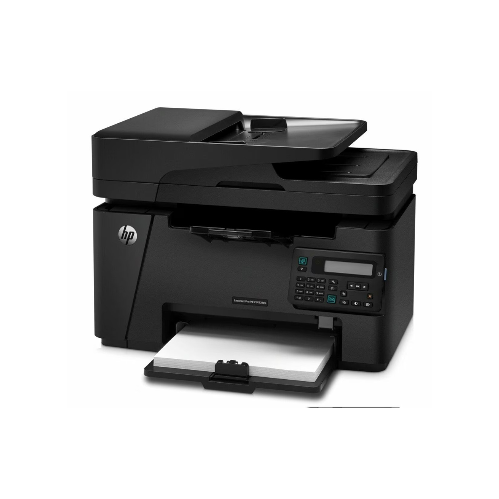 HP LaserJet Pro MFP M128fn (CZ184A) – All-in-One Monochrome Laser Printer with Fax, Network, ADF, Legal Size Support, 3 Year Warranty