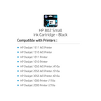 HP 802 CH561ZZ – Small Black Ink Cartridge, 120 Pages