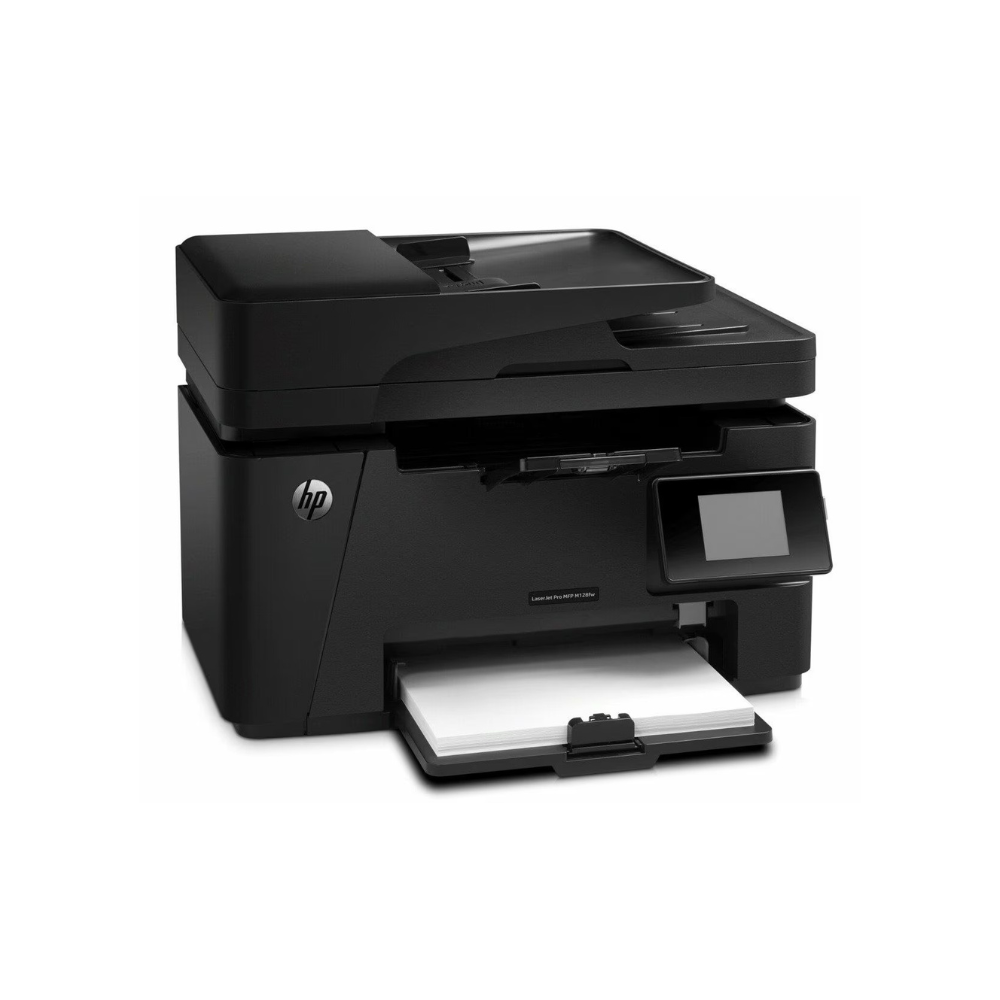 HP LaserJet Pro MFP M128fw (CZ186A) – All-in-One Monochrome Laser Printer with Fax, Wireless, ADF, Network, Legal Size Support, 3 Year Warranty