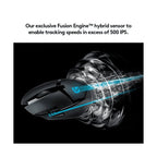 Logitech G402 Hyperion Fury Wired Fusion Engine Sensor Gaming Mouse with Adjustable DPI Up to 4000 and 8 Programmable Buttons
