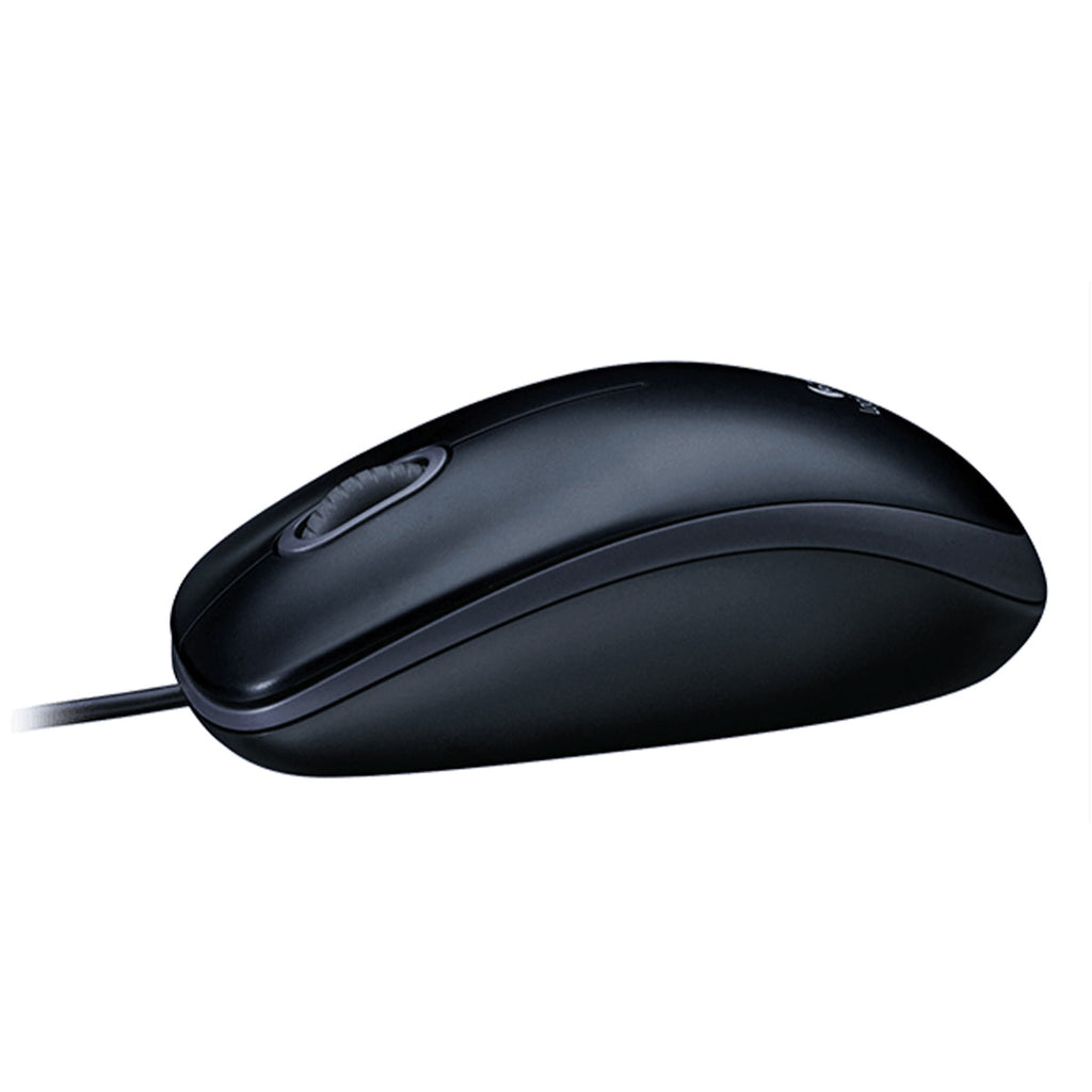 Logitech M100R Wired Optical Mouse with 1000 DPI and Ambidextrous Design
