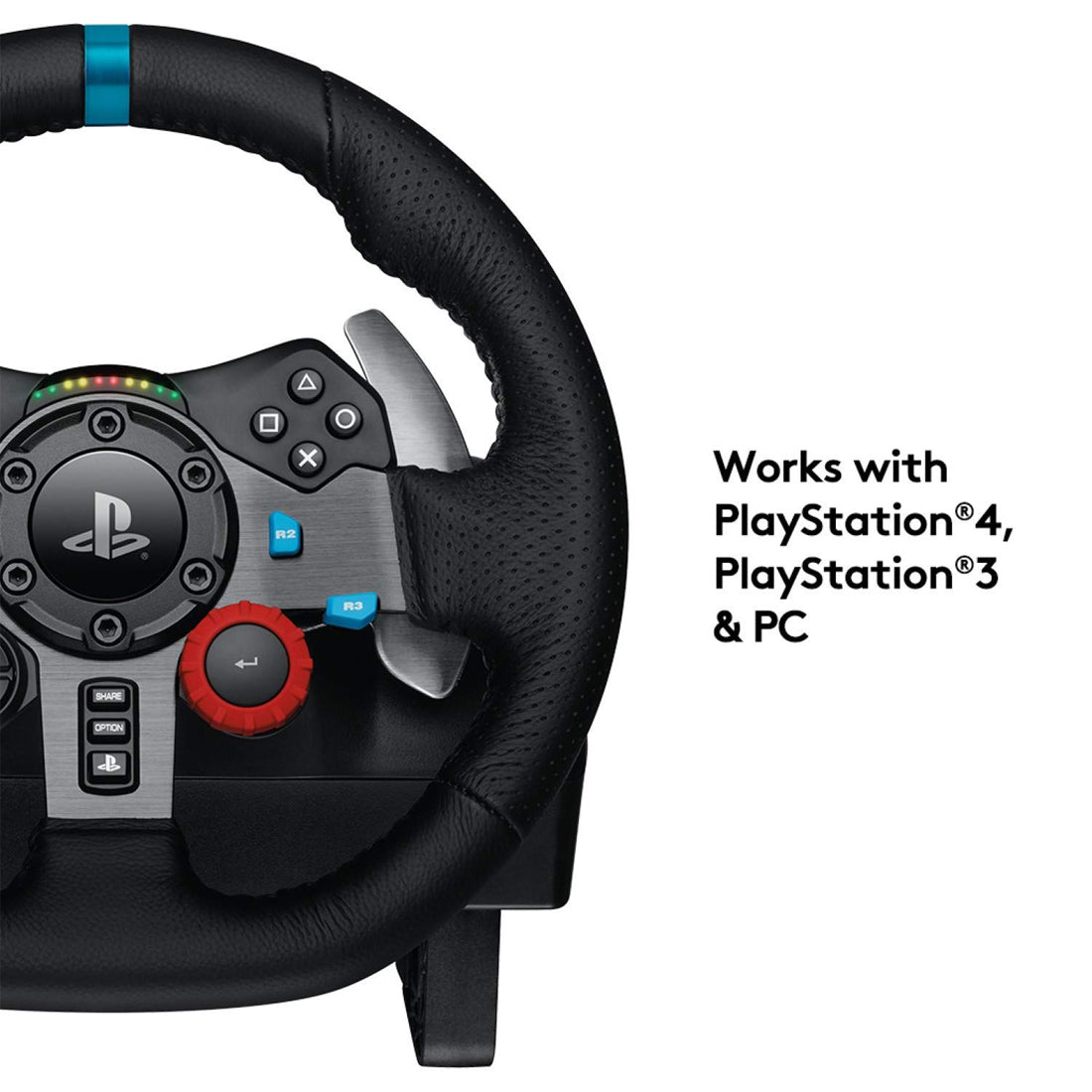 Logitech G29 Driving Force Racing Wheel and Floor Pedals with Dual Motor Force Feedback