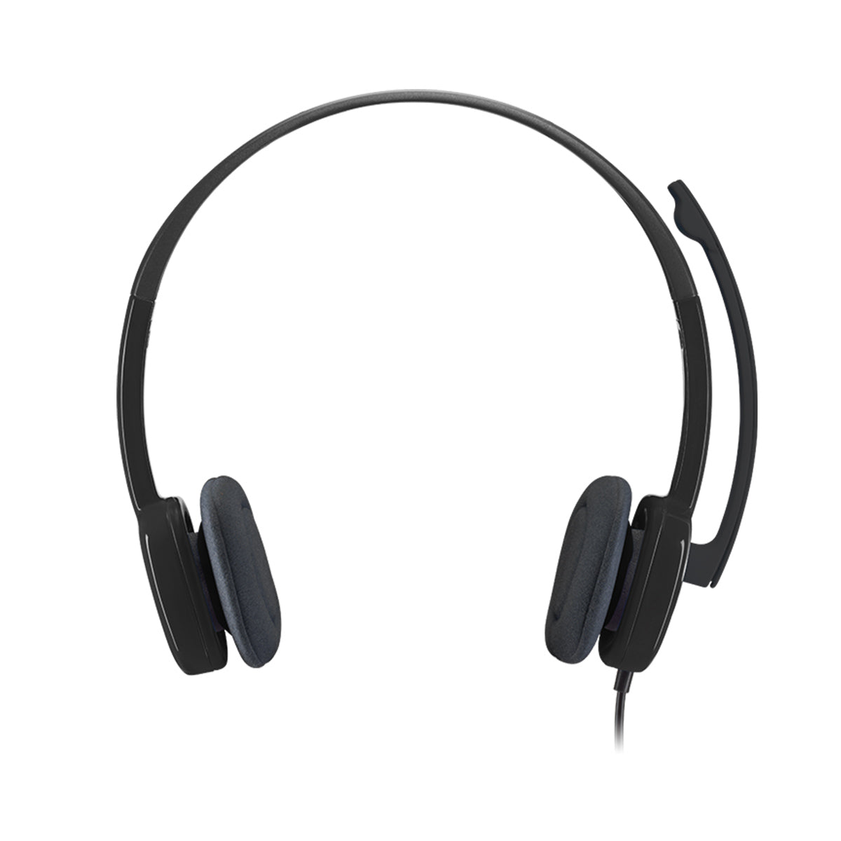 Logitech H151 3.5mm Wired Stereo Headphone with Noise-Cancelling Microphone