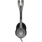 Logitech H110 3.5mm Wired Dual Plug Computer Stereo Headset with Mic - Black