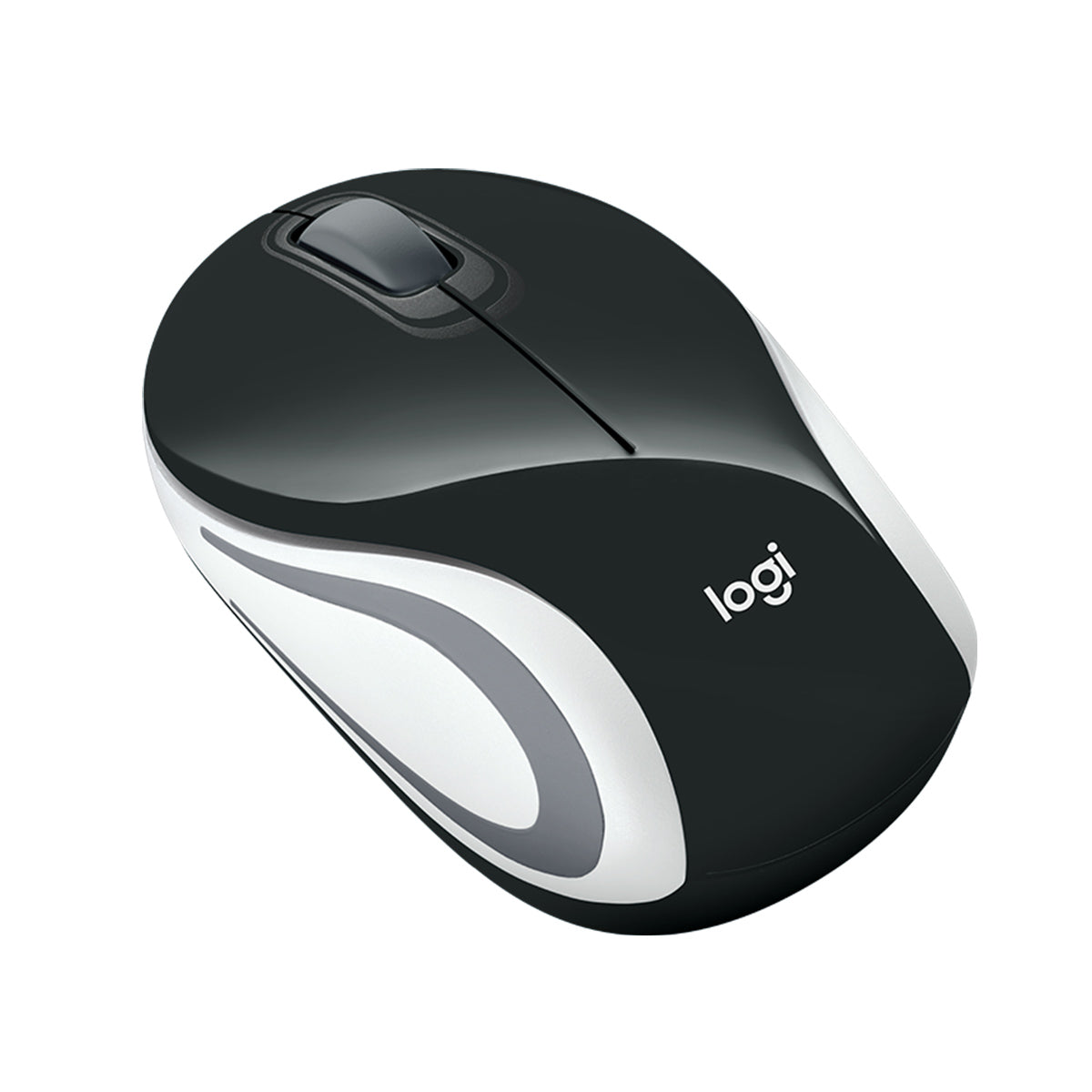 Logitech M187 Mini 1000DPI 2.4GHz Wireless Ultra Portable Mouse - Black